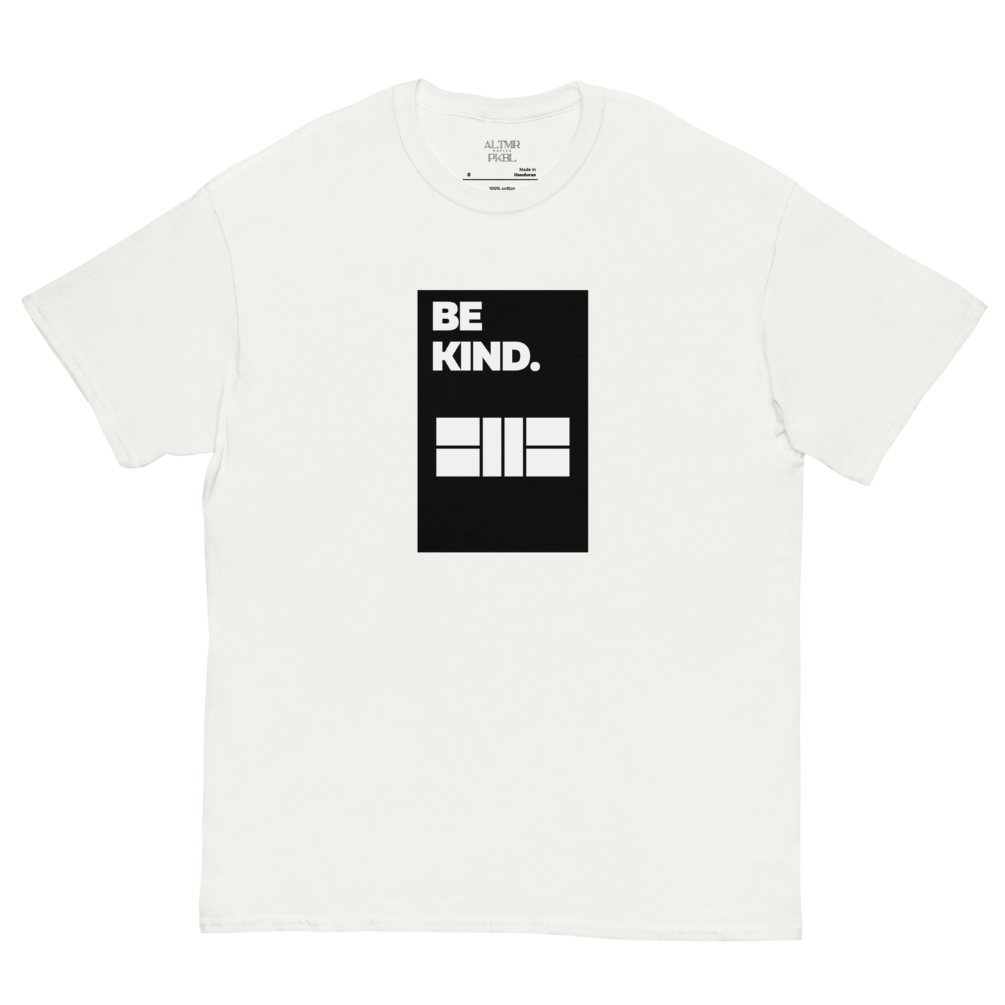 ALTMR Pickleball Men's classic tee "White Be Kind"