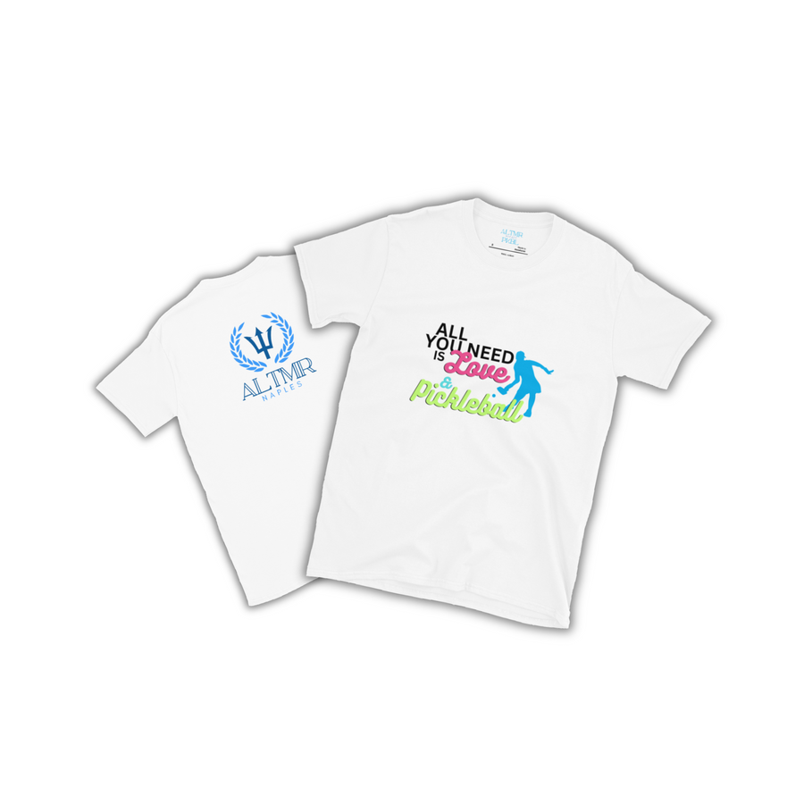 ALTMR Short-Sleeve Unisex T-Shirt Love & Pickleball