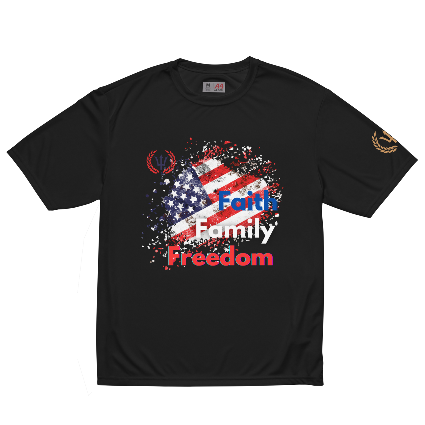 ALTMR "Faith Family Freedom" Patriotic Pickleball Unisex performance t-shirt