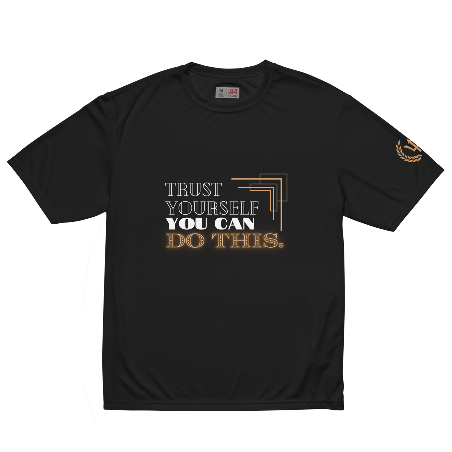 ALTMR Pickleball Black t-shirt "Trust Yourself" Performance Shirt