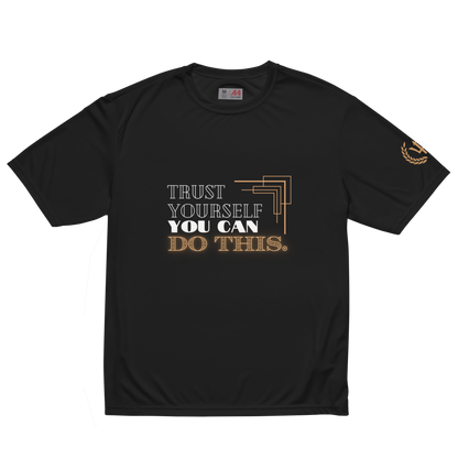 ALTMR Pickleball Black t-shirt "Trust Yourself" Performance Shirt