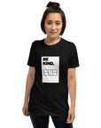  Short-Sleeve Unisex T-Shirt Black for girl