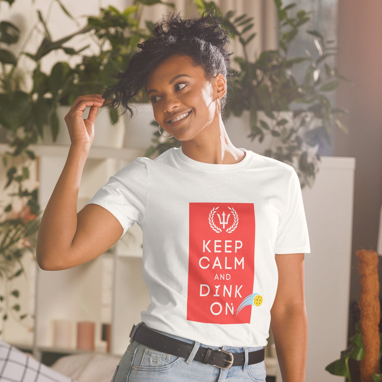 ALTMR Pickleball Short-Sleeve Unisex T-Shirt "KEEP CALM AND DINK ON"