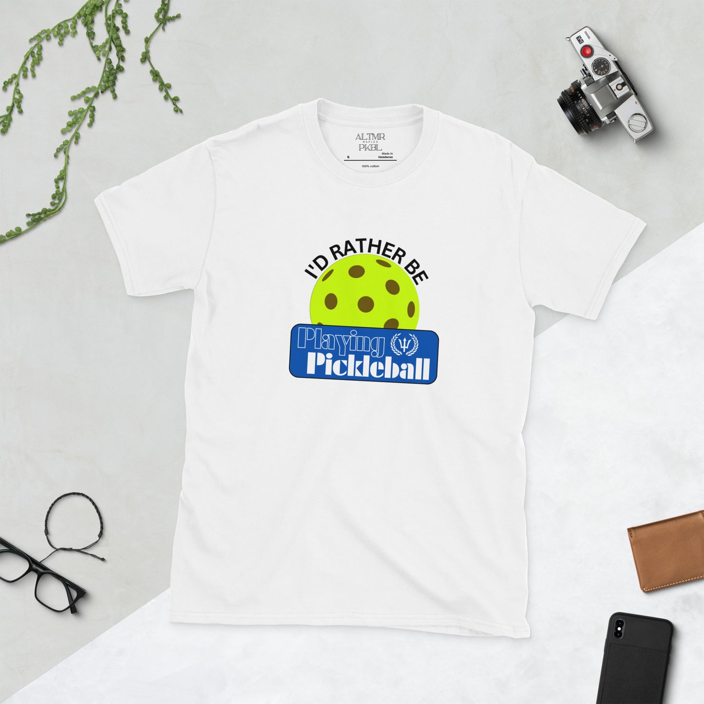 ALTMR Short-Sleeve Unisex T-Shirt RATHER BE PLAYING PICKLEBALL