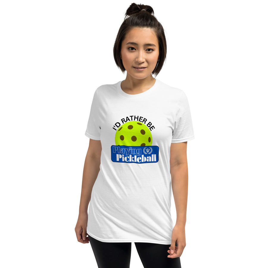 ALTMR Short-Sleeve Unisex T-Shirt RATHER BE PLAYING PICKLEBALL