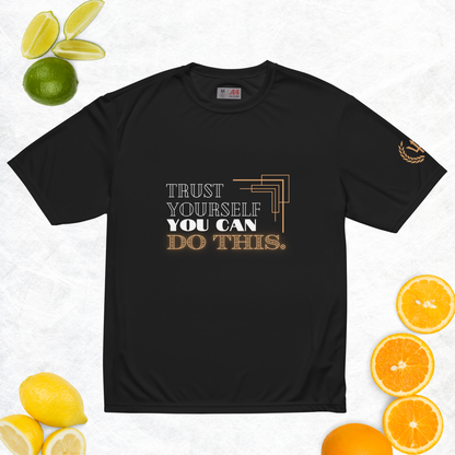 ALTMR Pickleball Black t-shirt "Trust Yourself" Performance Shirt