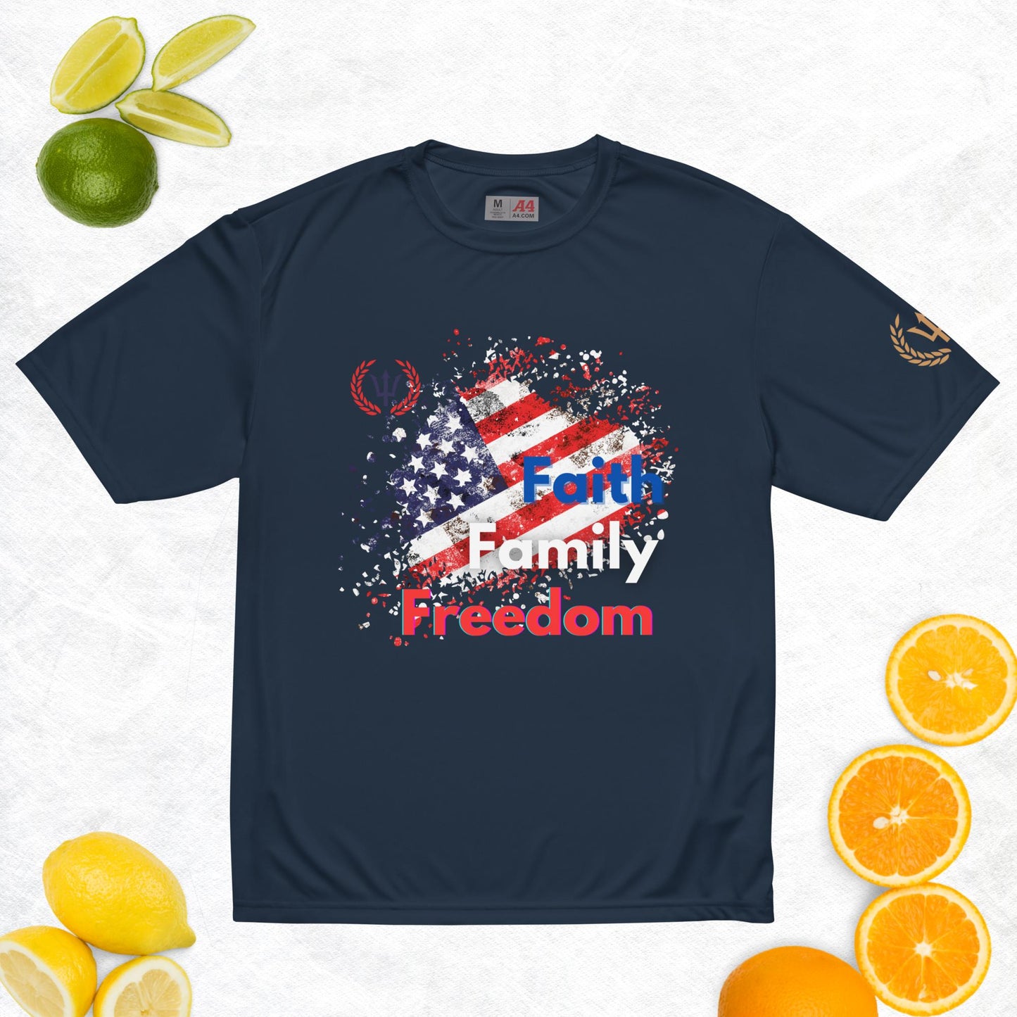 ALTMR "Faith Family Freedom" Patriotic Pickleball Unisex performance t-shirt